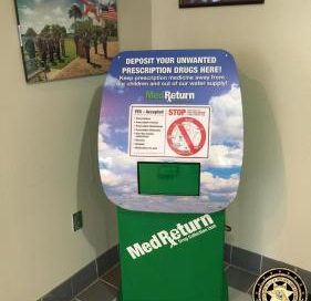 Medication drop-off box