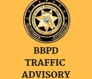 BBPD Traffic Advisory