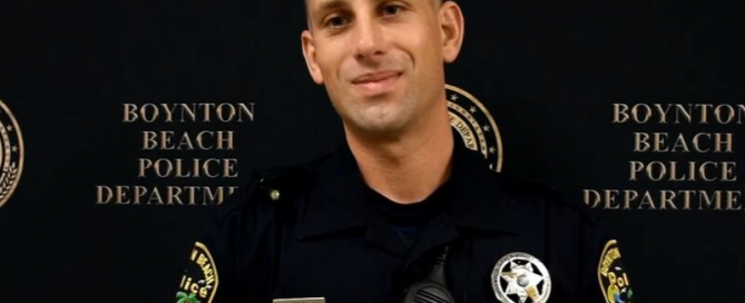 Officer Wertman smiling