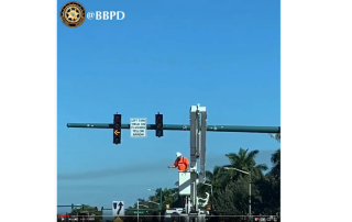 Flashing yellow arrow traffic signal