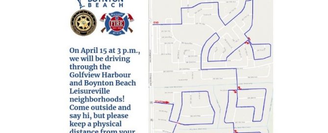 Parade route map for Wednesday April 15 at 3 p.m.