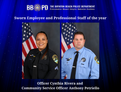 Rivera, Petriello honored as Sworn Employee and Professional Staff of the Year