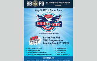 Announcement of National Night Out