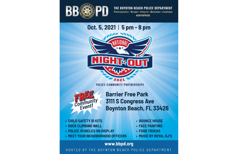 Announcement of National Night Out Event