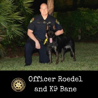 Officer Roedeland and K9 Bane