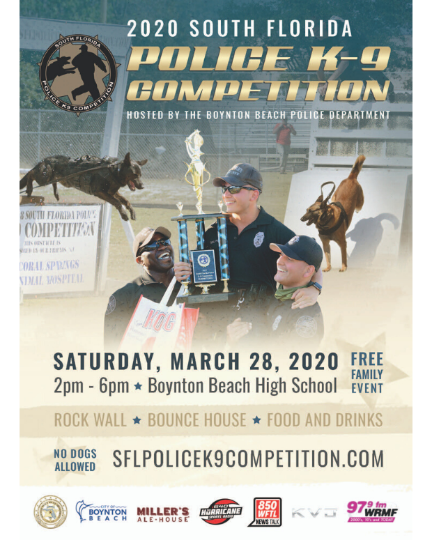 South Florida Police K9 Competition flyer