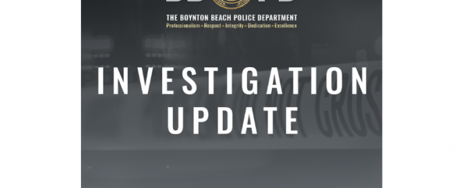 Announcement of investigative update